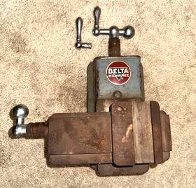 Rockwell/delta Cbl-405 Vintage Milwaukee Machinist Lathe Compound Xy Cross Slide Rare