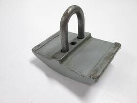 Rockwell/delta Ddl-17 Early Model 930 11 Inch Double Duty Wood Lathe Tailstock Clamp Plate And U-bot