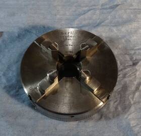 Sherline Sher-1076 1076 3.1 Inch 4-jaw Scroll Chuck Used