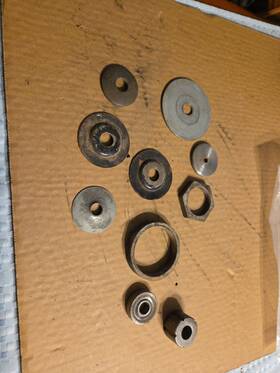 503572 Shopsmith Mark V Drive Hub Collar Headstock Bumper Carriage Arbor Lot
