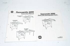 645530 Shopsmith Sawsmith 2000 Instruction Manual 51 Pages - Original Ss Printing