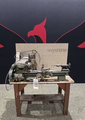 Cl644z South Bend Bench Lathe With Table 3 1/2 Bed Length Used