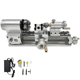 Techtongda Sumai057195 Used 110v Mini Lathe Multifunctional Home Woodworking Homemade Small