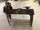 Th54 Atlas Vintage Lathe With Stand And Cast Iron Legs Jaw