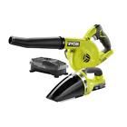 Ul4sjzwocg Ryobi Volt Cordless Sweeper Vacuum Tool Combo Kit Battery Charger