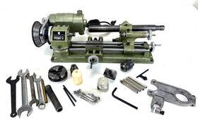 Sl-db-200 Unimat Vintage Model Made In Austria Mini Lathe Black Badge