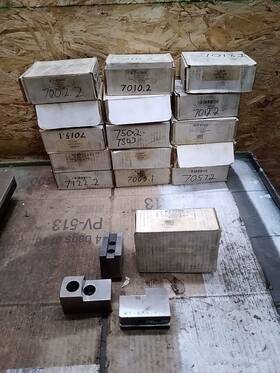 Kt-8200f Usst Steel Flat Soft Chuck Jaws For 8 Inch Cnc Lathe Chucks 2 Lot Of 48