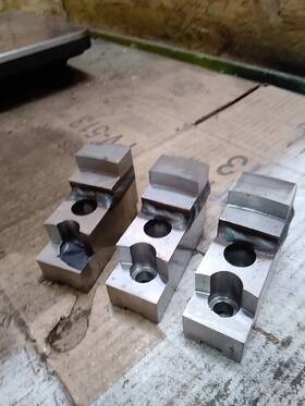 Kt-8201f Usst Steel Flat Soft Chuck Jaws For 8 Inch Cnc Lathe Chucks 2 Tall Set Of 3
