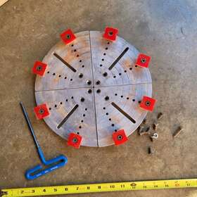 Vicmarc V00672 Wood Lathe 285mm Adjustable Bowl Jaws