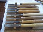 Chisels3 Wood Heavy 8 Set Vintage Parting Lathe Gouges Mixed