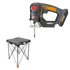 Wx066-550l-bndl Worx Reciprocating Saw And Portable Work Table New 686024800323