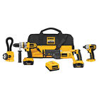 Dck475l Xrp 18v Li-ion 4-tool Kit Combo Dewalt