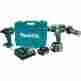 Xt257m-r Makita 18v Lxt Li-ion Bl Hammer Drill Impact Driver Combo Kit Recon