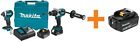 Xt268t-bl1850b Makita Lxt Brushless Cordless Combo Kit Hammer Impact 0088381865494
