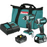 Xt284sx1 Makita Lxt Impact Driver Wrench Combo Kit New 088381889674