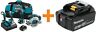 Xt446t-bl1850b Makita Hammer Saw Combo Kit Flashlight Battery 0088381886468
