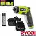 Zrhp54l Home Garden Tools Power Screwdrivers Ryobi Hp54l 4-volt Lithium-ion Screwdriver Kit Reconditioned