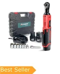 Aoben Cordless Electric Ratchet Wrench Set, 3/8" 12V Power Tool Kit. Fixed Price $71.99.