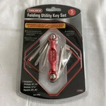 New Toolrich Folding Utility Key Set Phillips Square #1 #2 Slot 5 Piece. Fixed Price $7.49.