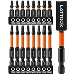 Double Square 8 Point Star Set, Lattook 17PCS Torx 2 Black. Fixed Price $23.16.