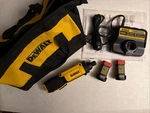 Dewalt DCF682 Gyroscopic Screwdriver With Batteries And Charger/ Bag. Fixed Price $299.95.