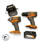 Ridgid R9272 18V Drill/driver & Impact Combo W/ (1) 4AH Li-ion Battery. Fixed Price $139.99.