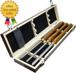 3 Pcs Hss Bowl Gouge Lathe Chisel Set Turning Tools With Wooden. Fixed Price $112.99.