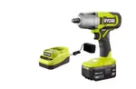 Ryobi One+ 18V Cordless 1/2 Impact Wrench Kit Battery Charger Included. Fixed Price $155.00.