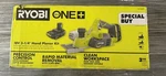 New Ryobi One+ 18V 3-1/4 In. Planer Kit 4AH 2AH Battery Charger P611K2SB Sealed. Fixed Price $269.00.
