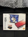 Nintendo Ds Lite Brain Age 2 Bundle With Carrying Case Crimson Red. Fixed Price $198.00.