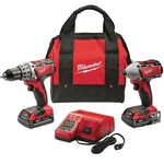 Milwaukee 2691-22 M18 Li-ion 18V Compact Drill & Impact Driver Kit. Fixed Price $236.33.