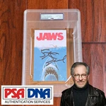Steven Spielberg Autograph Jaws Souvenir Movie Print Signed * Psa. Fixed Price $395.00.