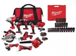 Milwaukee M18 18-VOLT Lithium-ion Cordless Combo Kit 9-TOOL With Impact Set. Fixed Price $905.00.