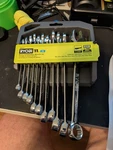 Ryobi 11 Pc Mm Metric Combination Wrench Set. Fixed Price $30.00.