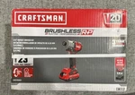 Craftsman V20 Impact Driver Brushless Kit W/ Battery. Fixed Price $119.00.