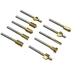 3MM Titanium Mini Hss Router Bits Trimmer Shank For Dremel Rotary Tool 10PCS. Fixed Price $12.86.