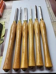 Delta 46-625 Lathe Wood Turning Tools 6PC Hss *** New But No Box. Fixed Price $99.00.