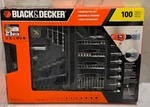 Black & Decker 100 Piece Combination Set, Carry Case, Drill Bits, Allen Keys Etc. Fixed Price $23.46.