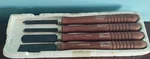 Vtg Craftsman High Speed Steel Lathe Wood Turning Chisel Set 4 Piece - Usa. Fixed Price $28.70.