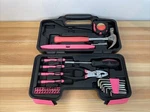 Apollo Precision 39 Piece Set - Pink Hard Case Missing Scissors. Fixed Price $14.99.