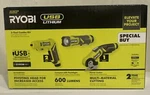 New Ryobi Usb Lithium 3-TOOL Combo Kit. Fixed Price $119.99.