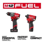 Milwaukee M12 Fuel 12V Lithium-ion Brushless Hammer Drill & Impact Driver Combo. Fixed Price $209.99.
