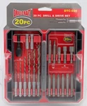 Drillcraft Assorted Pc & Bits Set DTC-020 Tools/screwdriver. Fixed Price $12.95.