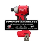 Milwaukee M18 Brushless Impact Driver 1/4" Hex Compact 3-SPEED 3651-20 **new**. Fixed Price $94.99.