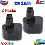 12V Battery 3.6AH For Dewalt DC9071 DW9071 DW9072 DW953 DW965 DW972/CHARGER. Fixed Price $30.99.