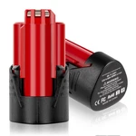 2PACK 4AH Lithium Battery For Milwaukee 48-11-2401 48-59-2401 M12 12V Drills Us. Fixed Price $28.99.