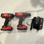 Craftsman V20 20V Drill/driver & Impact Kit, Li-ion Batteries. Fixed Price $85.00.
