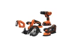 Black+decker 20V Max 4-TOOL Cordless Combo Power Kit Black/orange New In Box. Fixed Price $115.00.