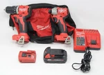 Milwaukee M18 18V Brushless Cordless Compact Hammer Drill/impact (LP9026568). Fixed Price $125.00.