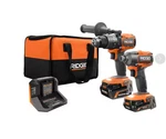 Ridgid 18V Brushless Cordless 2-TOOL Combo Kit With Hammer Drill, Impact Driver. Fixed Price $149.99.